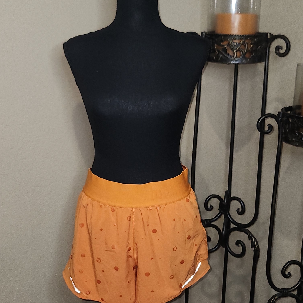 Lululemon‎ Athletica Orange Athletic Shorts